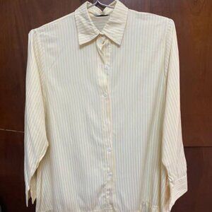 Yellow Striped Blouse